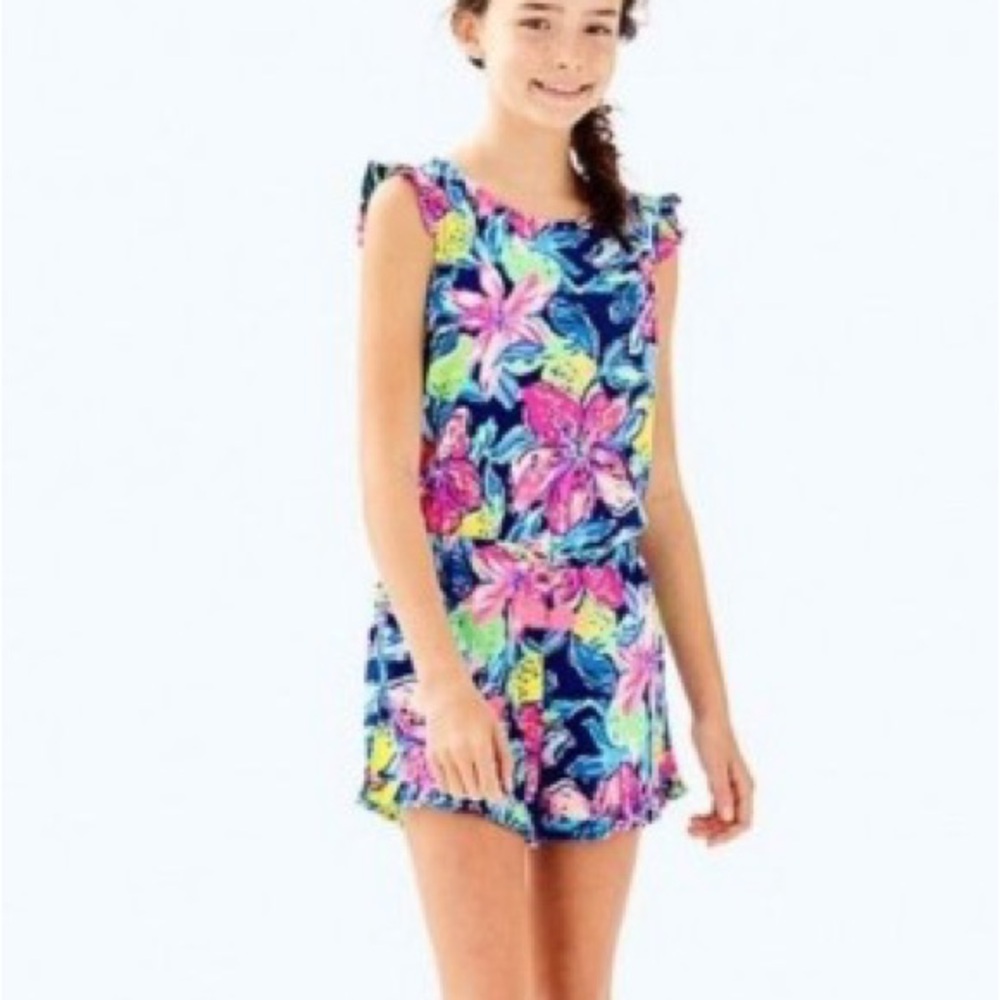 Floral Sleeveless Romper